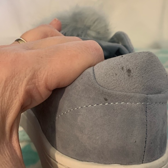Sam Edelman Leya suede and faux fur Pom Pom 8 - Picture 4 of 7